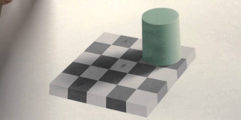 The Checker Board Illusion